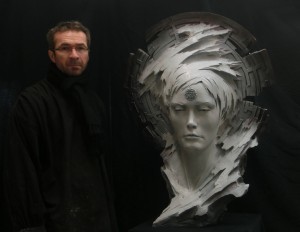 Sculpture labyrinthe Bronze Mina Grand format