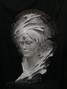 Sculpture labyrinthe Bronze Mina Grand format