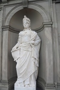 Sculpture de la statue de Germania- Palais universitaire de strasbourg