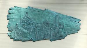 Sculpture monumentale pour l'entreprise Schroll de Strasbourg