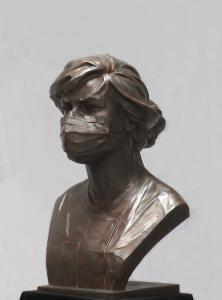 COVID - Sculpture en hommage aux soignants